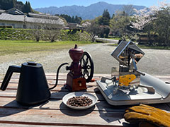 コーヒー豆焙煎体験